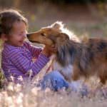 Girl with Dog